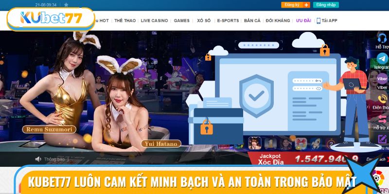 Những cam kết đến từ nhà cái để bảo mật luôn an toàn