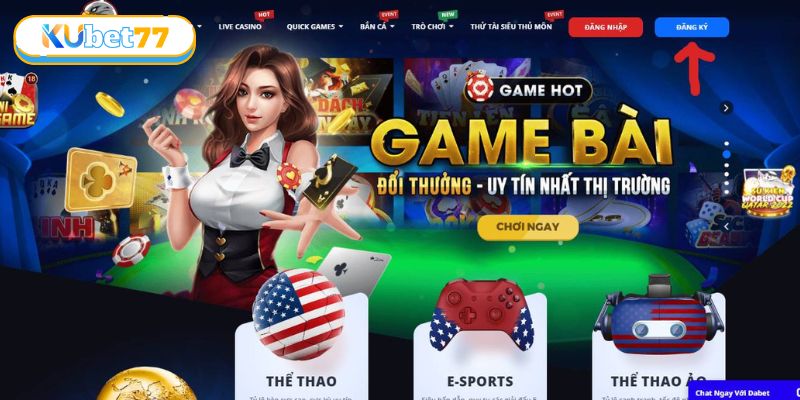 Đăng ký KUBET77 và nhận về nhiều lợi ích thiết thực